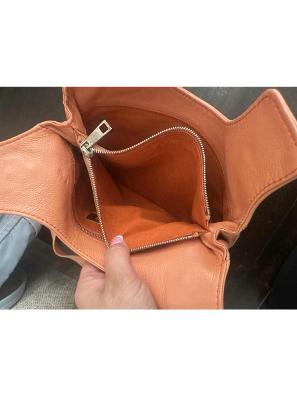 Marc Jacobs Y2K Coral Pink Leather Shoulder Bag Purse Pockets - Picture 7 of 7